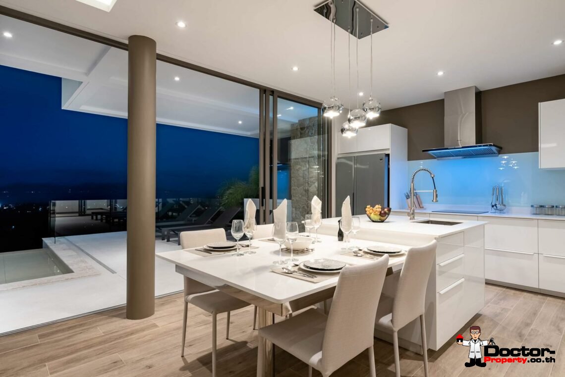 New 3 Bedroom Pool Villa with Sea View – Bo Phut, Koh Samui – For Sale